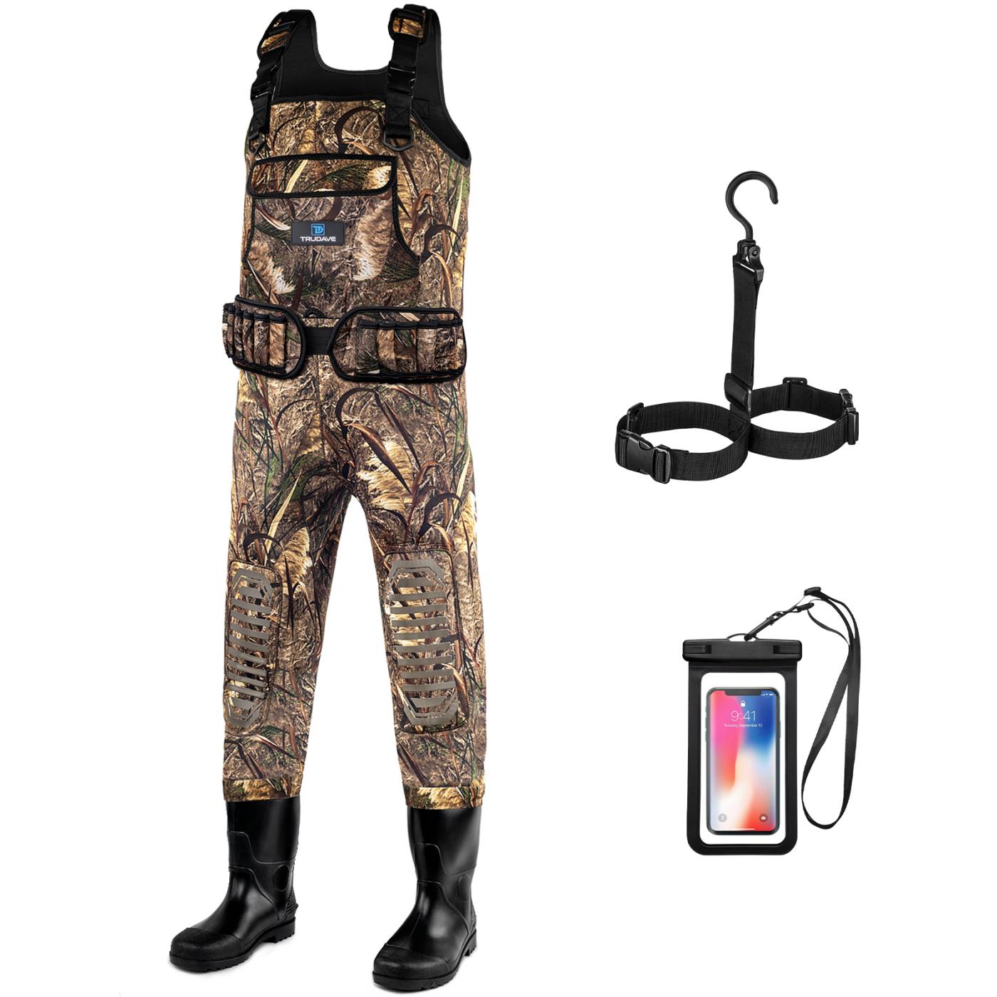 Trudave Real Grass Men's Chest Waders with Boots for Hunting – TRUDAVE Gear