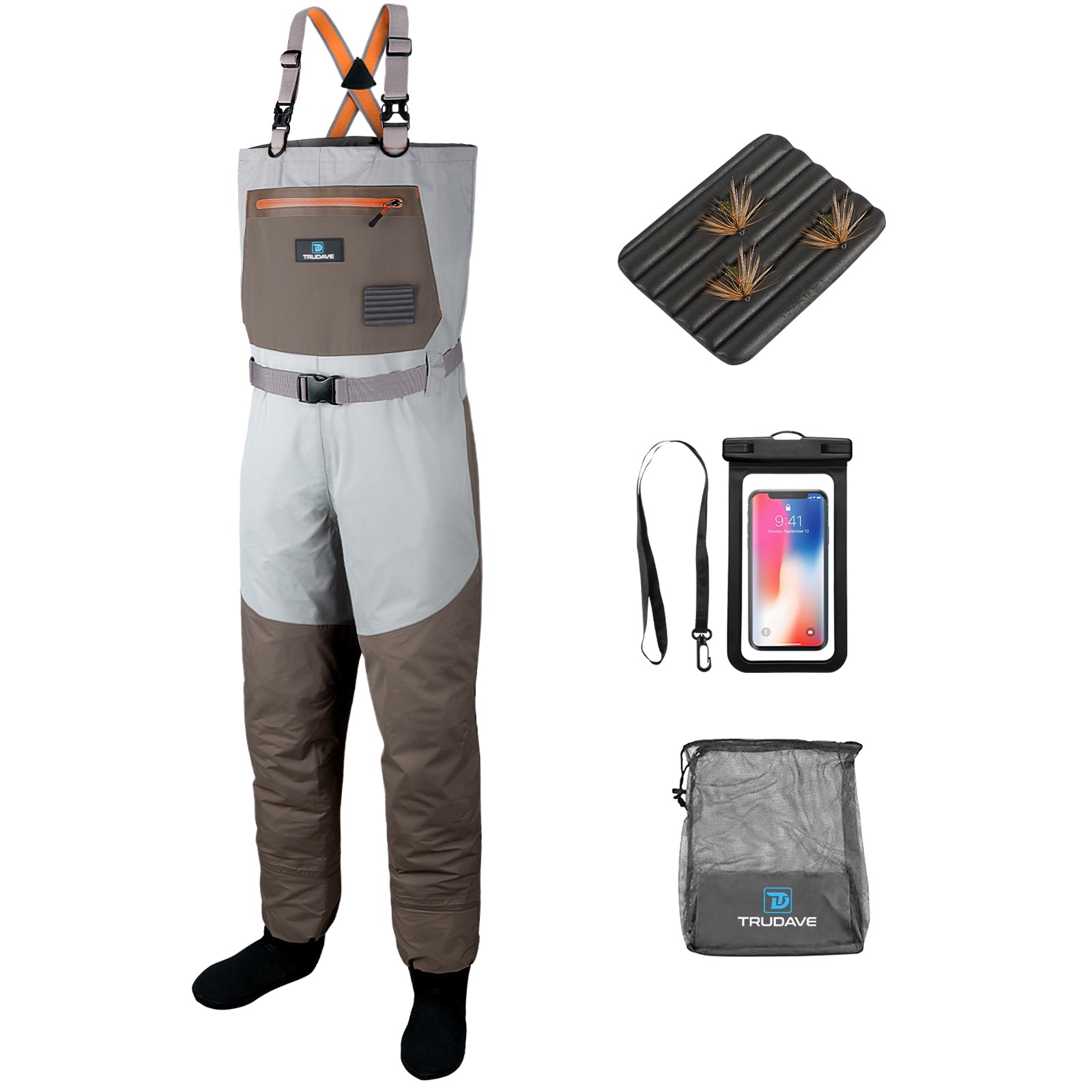 Trudave Stocking Foot Breathable Waders for Fly Fishing – TRUDAVE Gear