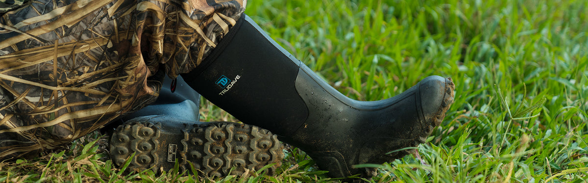 Trudave DryFlow Tall Waterproof Rubber Work Boots