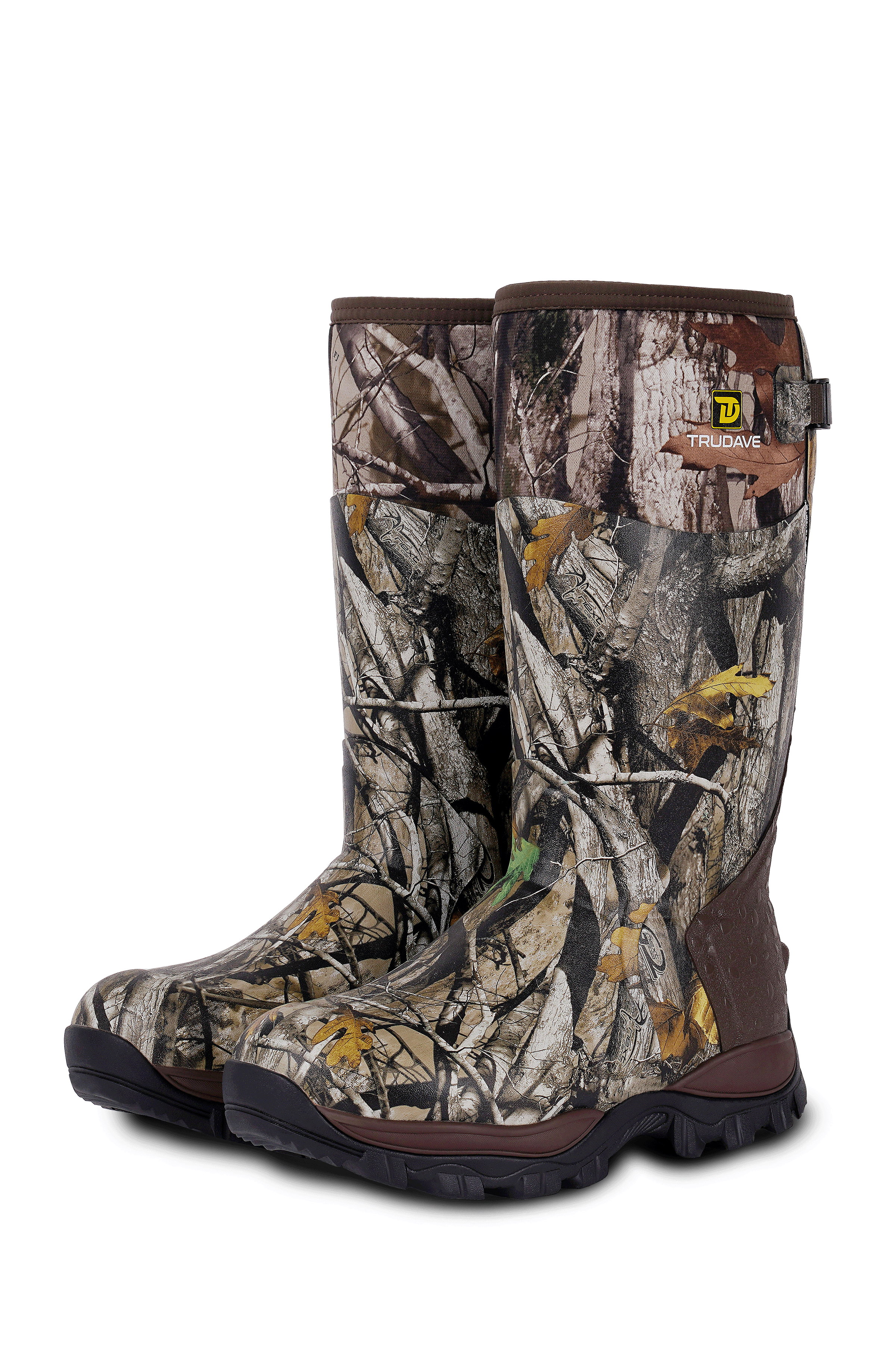 Trudave Men's Tall Waterproof Camo Hunting Boots – WildGuard Series