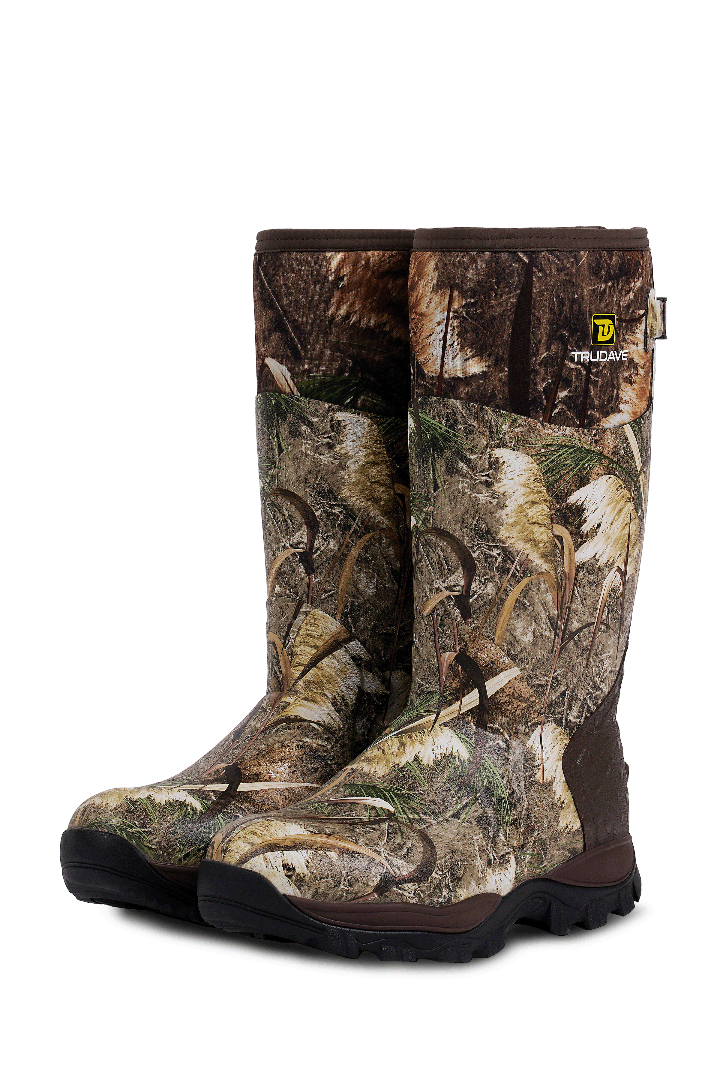 Trudave Men's Tall Waterproof Camo Hunting Boots – WildGuard Series