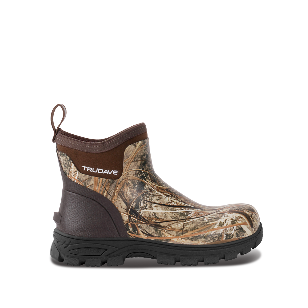 Trudave HuntGuard Men's Waterproof Ankle Rain Boots