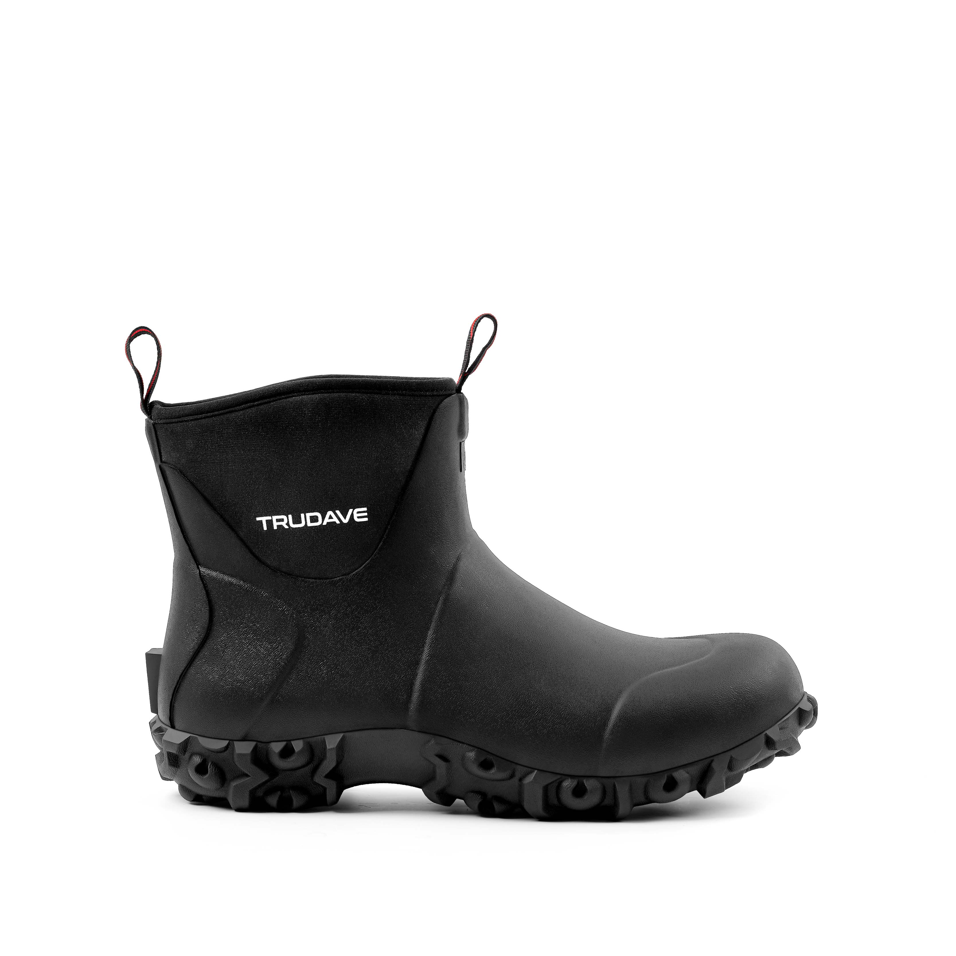 Trudave Men's Ankle Rubber Boots with Steel Shank