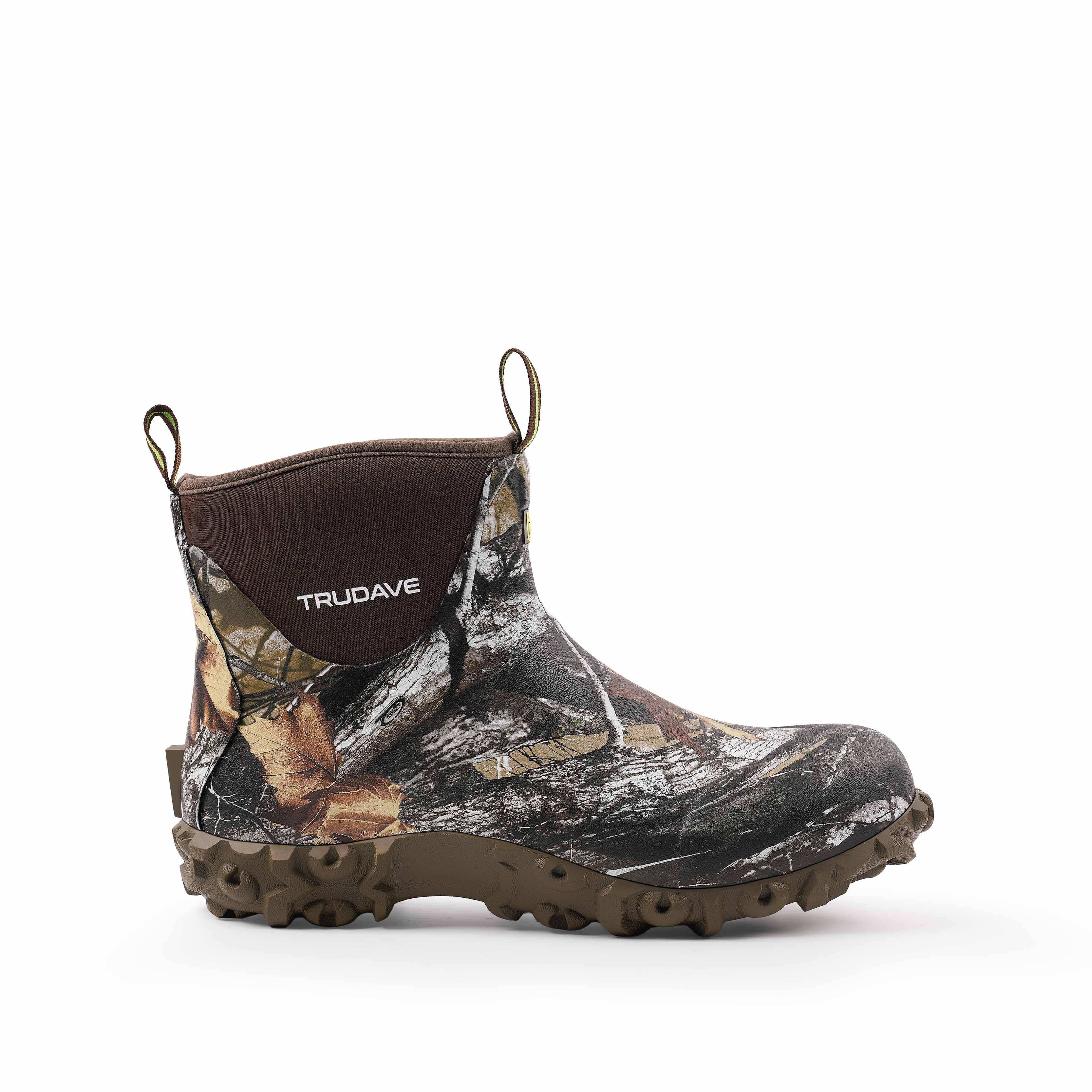 Trudave Men's Ankle Rubber Boots with Steel Shank