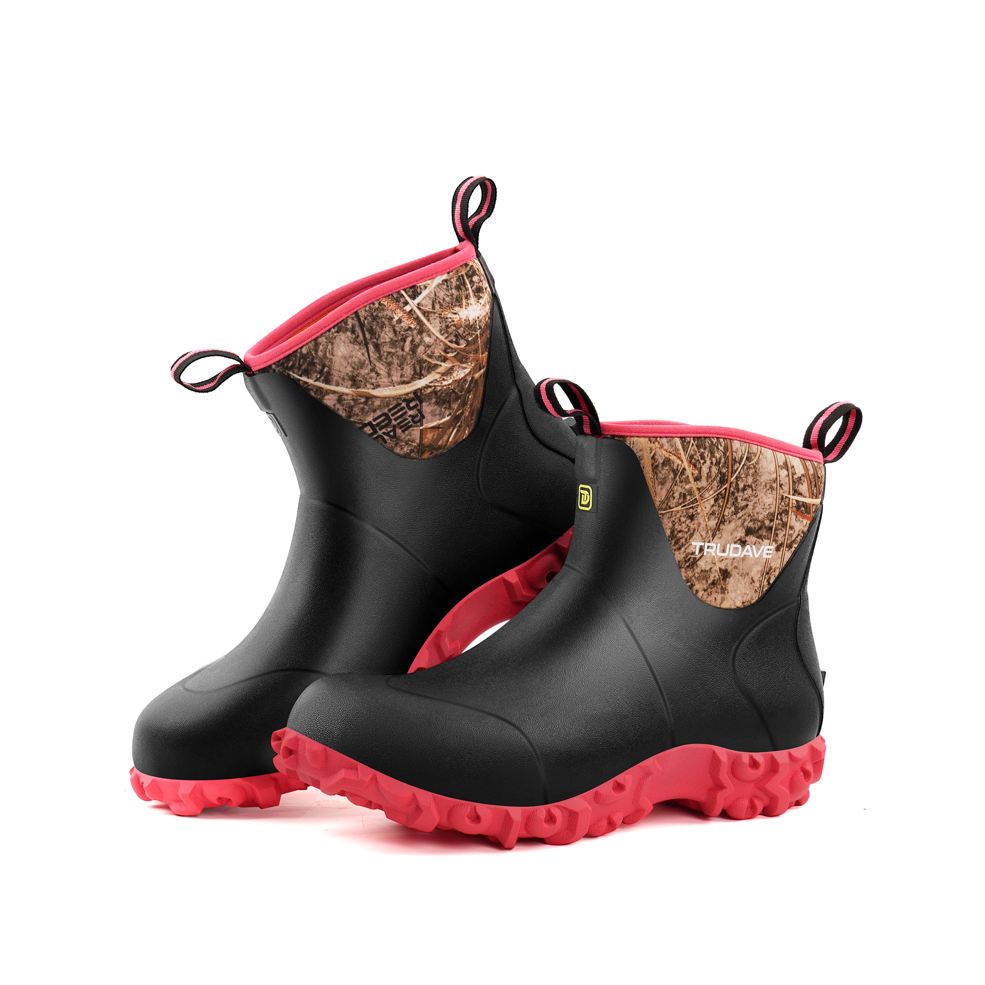 Trudave Women's hunting Boots，Ankle Rain boots