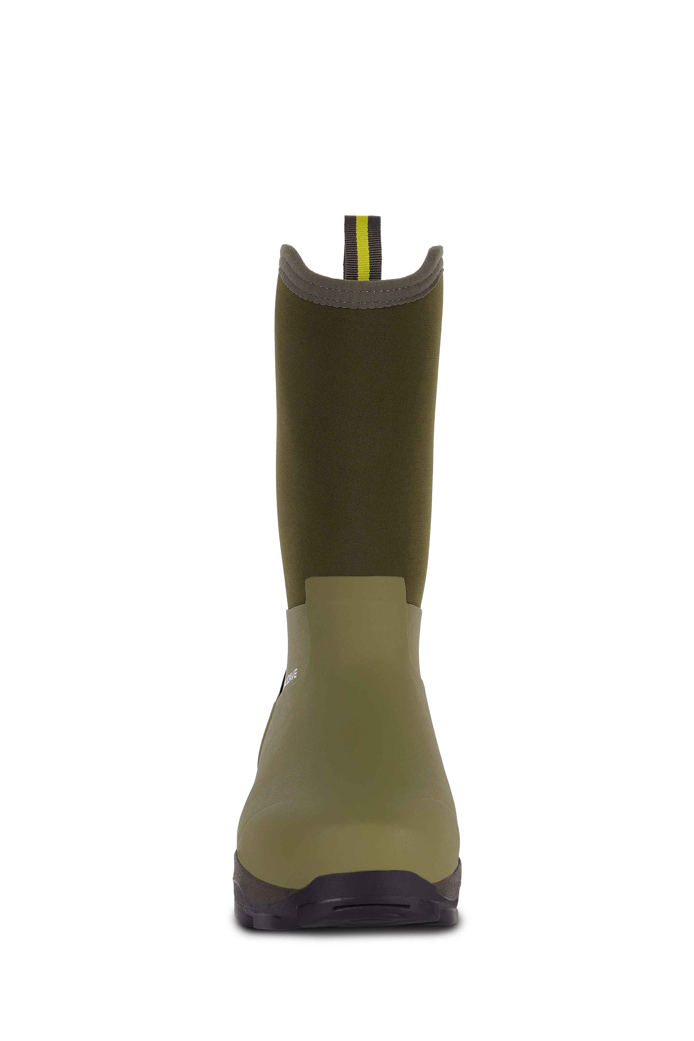 Trudave Men's Mid-Calf Waterproof Rubber Rain Boots – AquaGuard Series