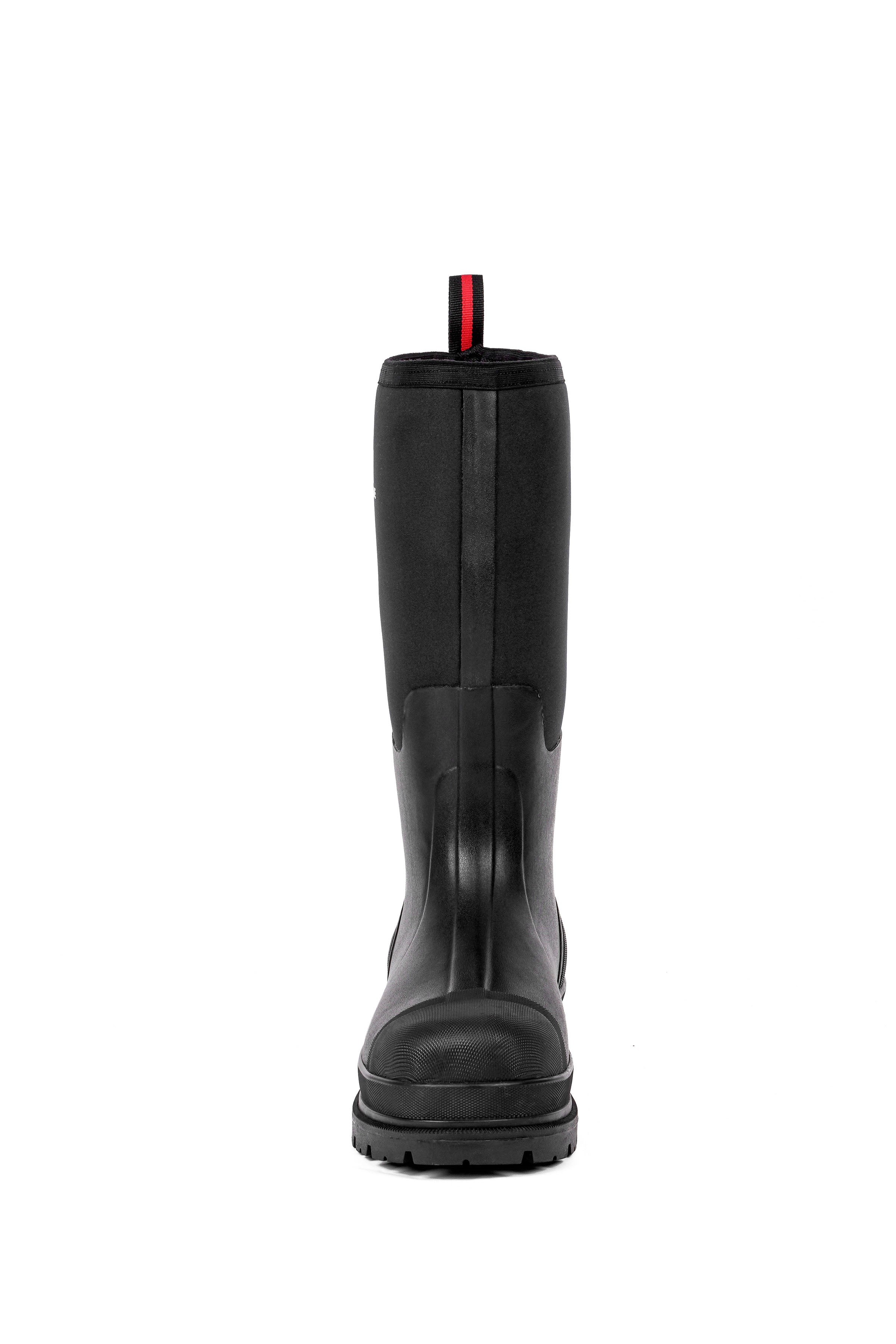 Trudave Men's Tall Waterproof Work Boots with Steel Toe – IronShield Series