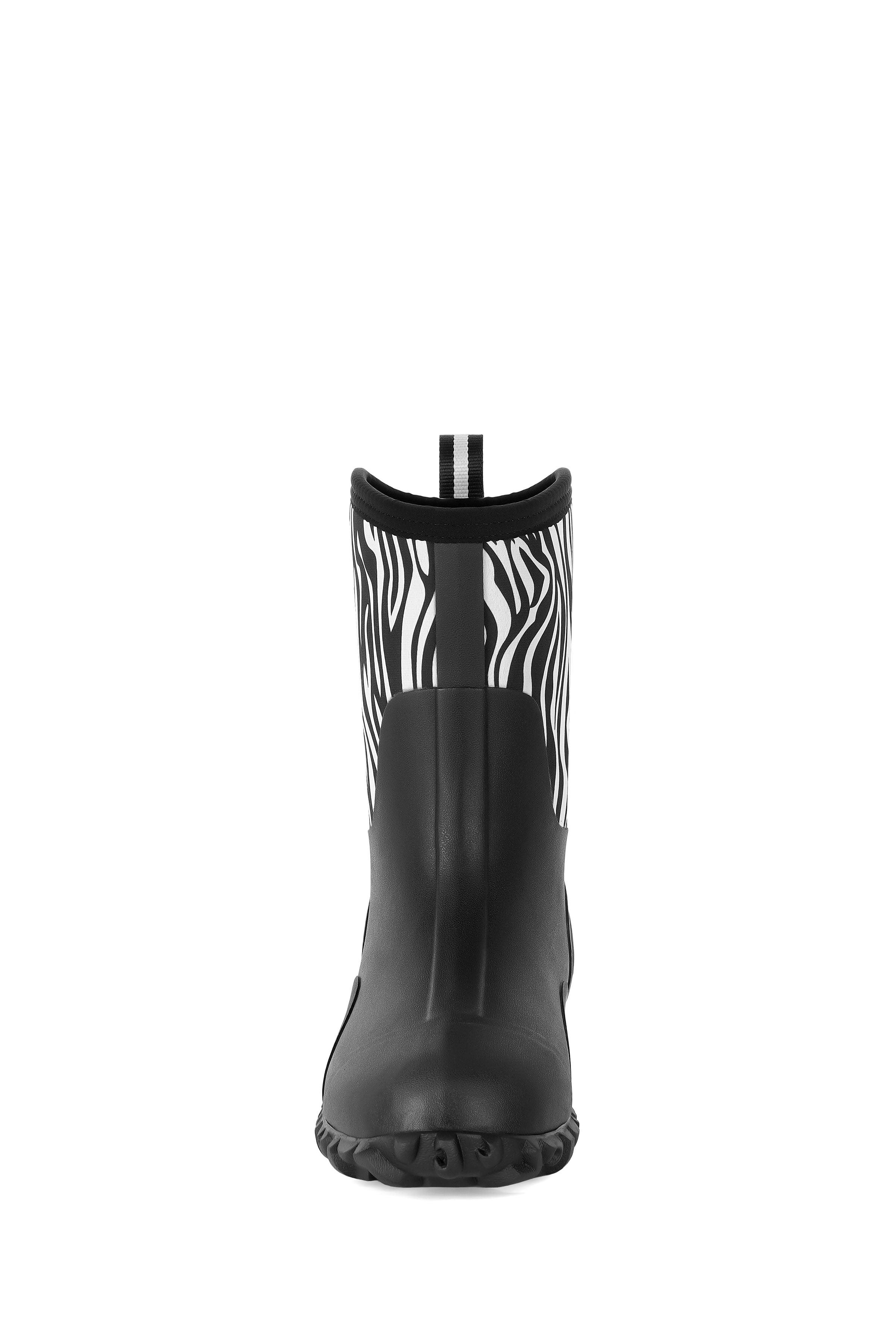 Trudave Women's Mid-Calf Waterproof Rubber Rain Boots – MudTrek Series