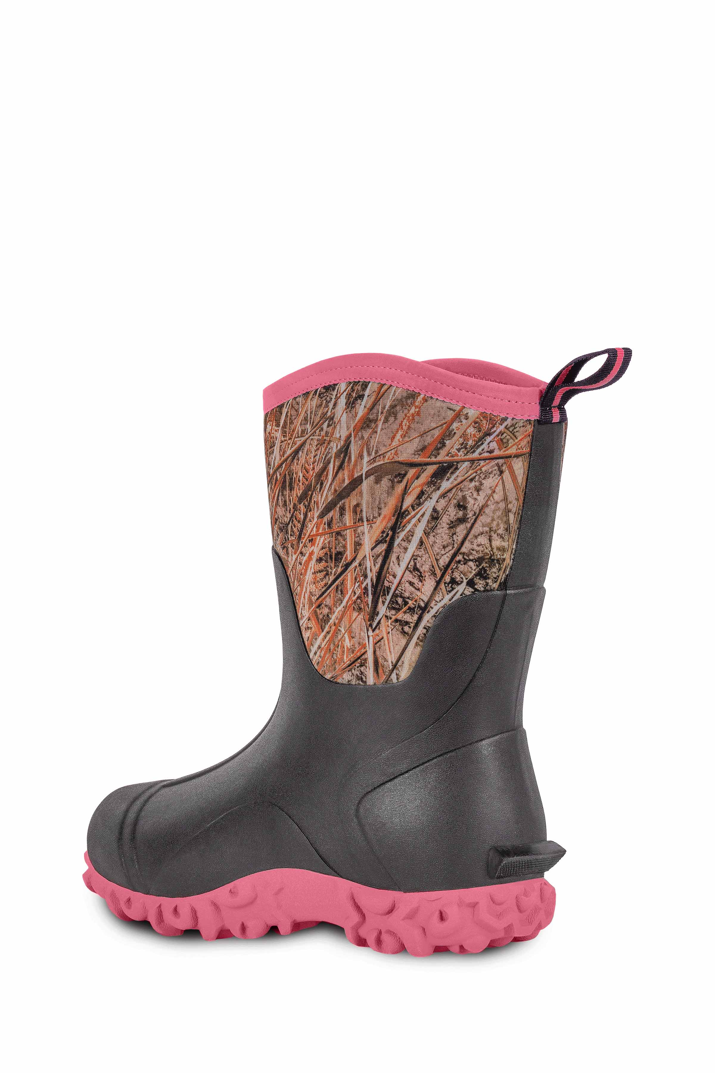 Trudave Women's Mid-Calf Waterproof Rubber Rain Boots – MudTrek Series