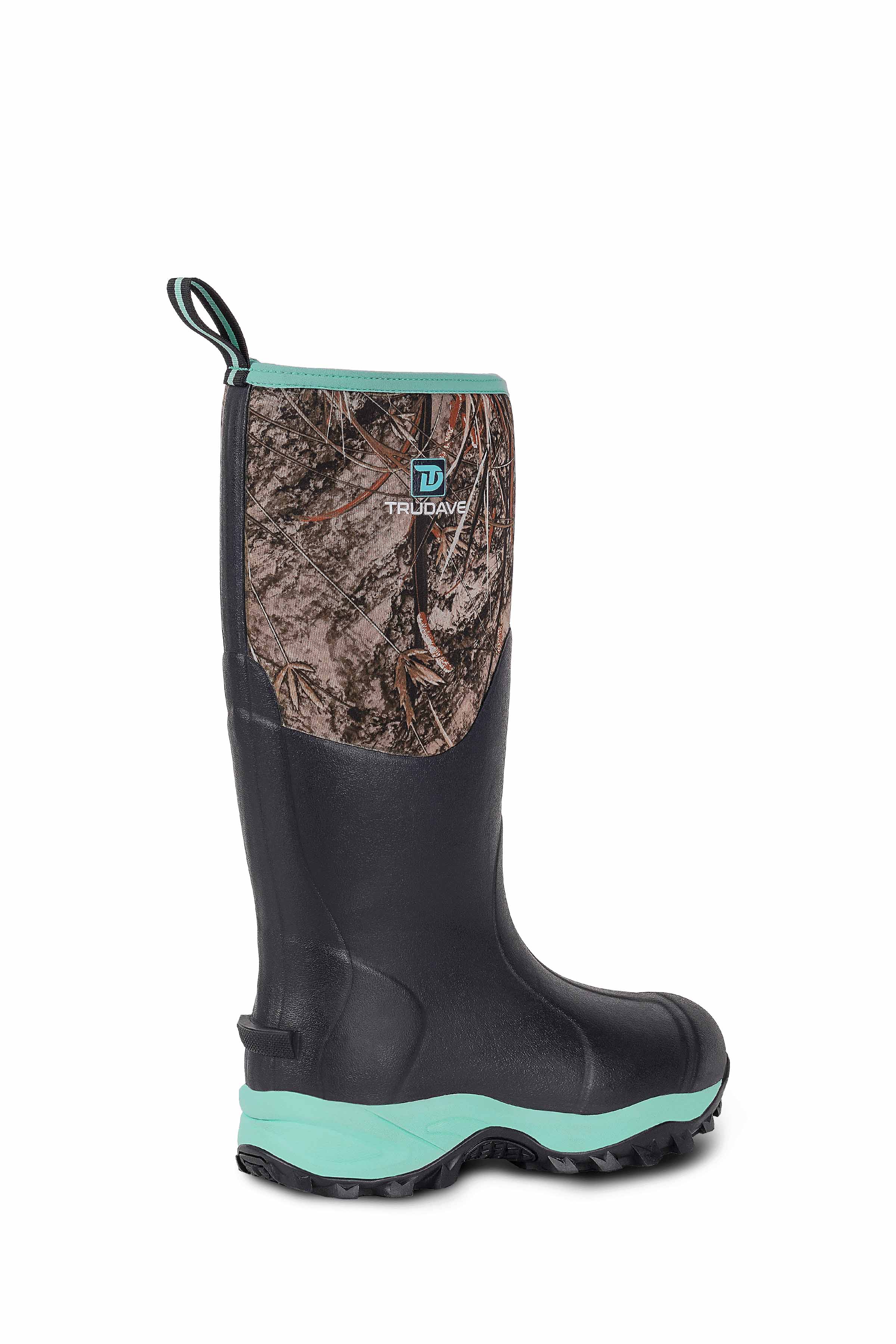 Trudave Women's Tall Waterproof Insulated Rubber Boots for Rain & Garden – HeatHold Series