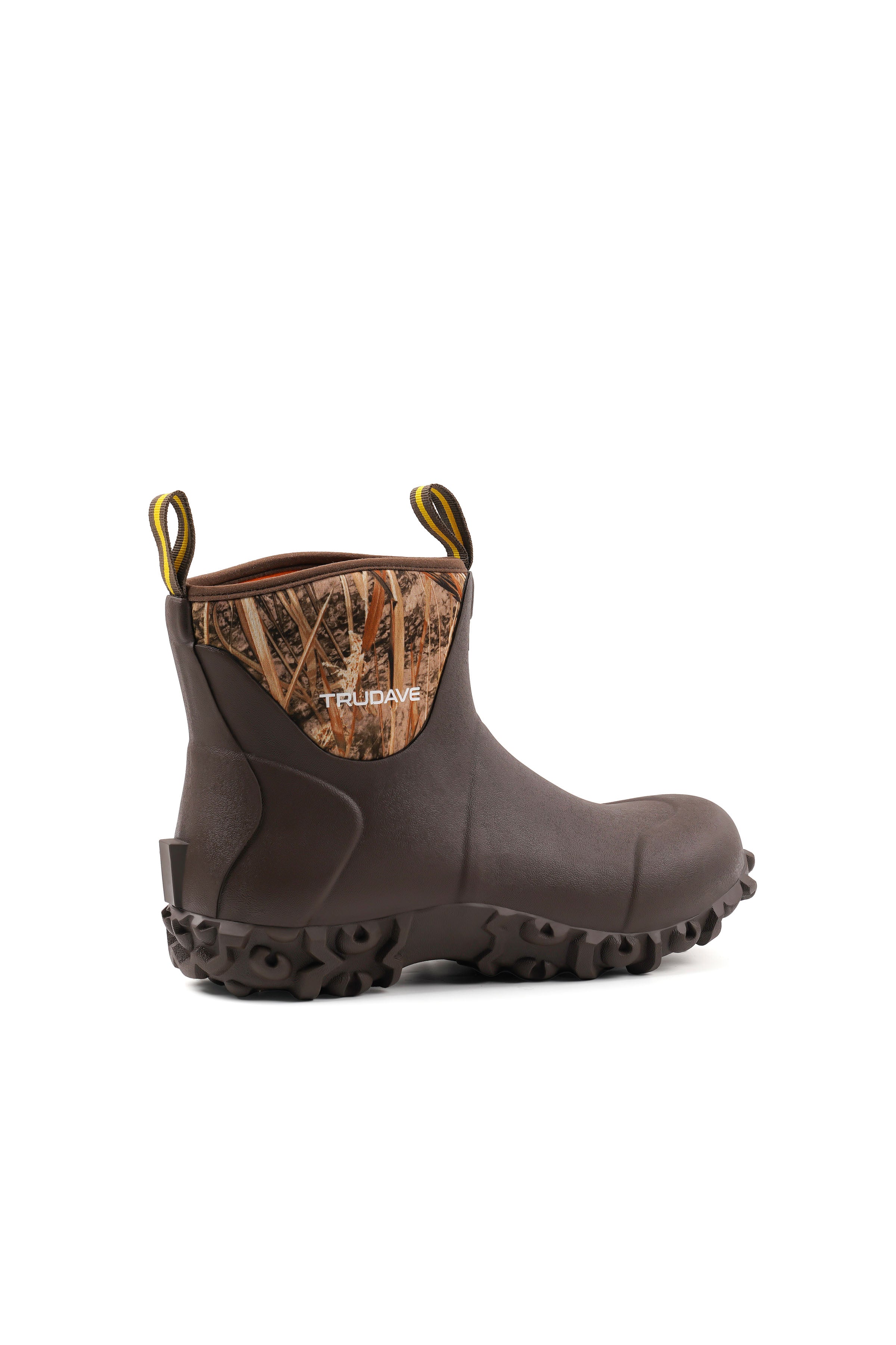 Trudave Men's Ankle Rubber Boots with Steel Shank