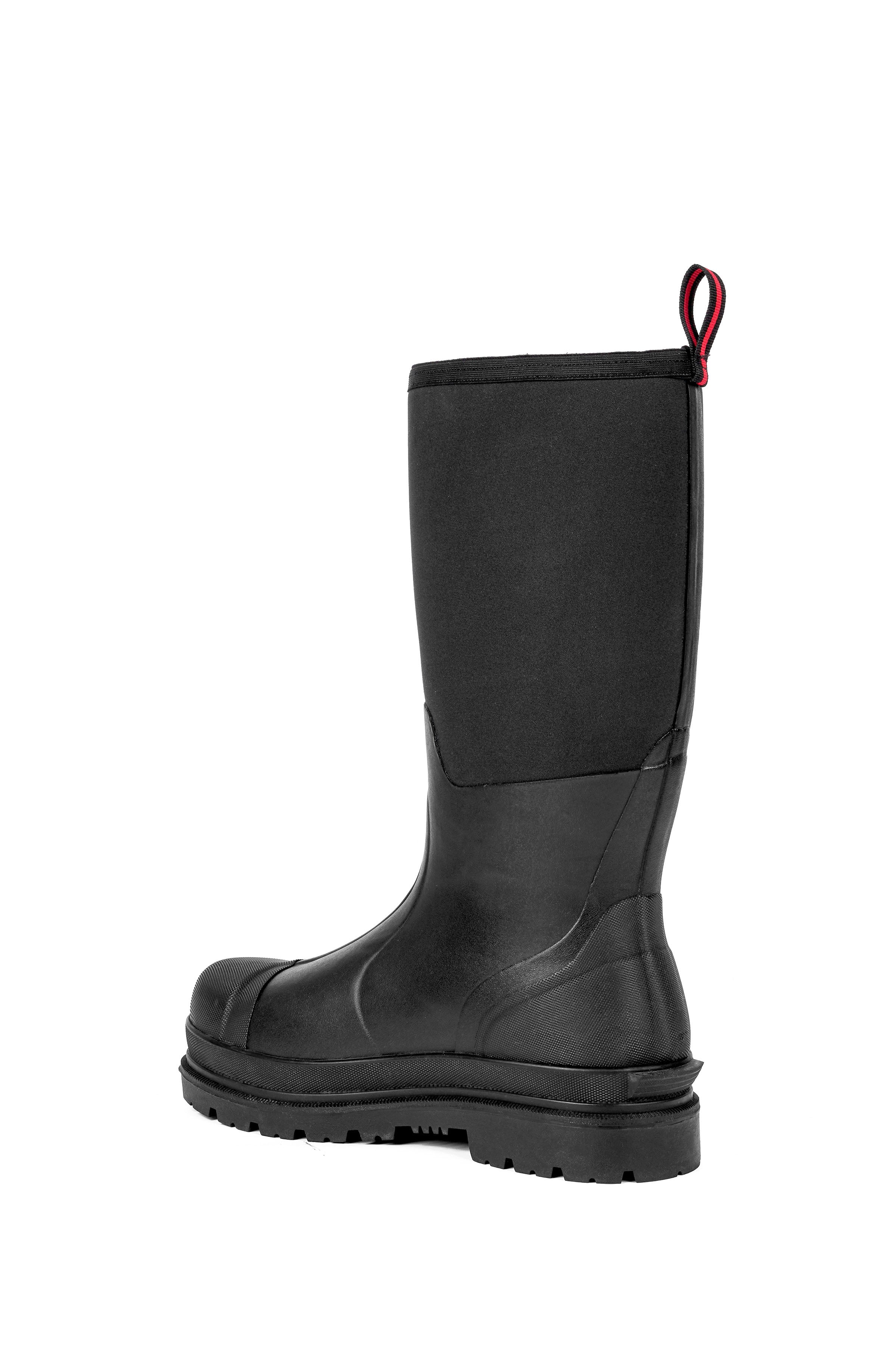 Trudave Men's Tall Waterproof Work Boots with Steel Toe – IronShield Series