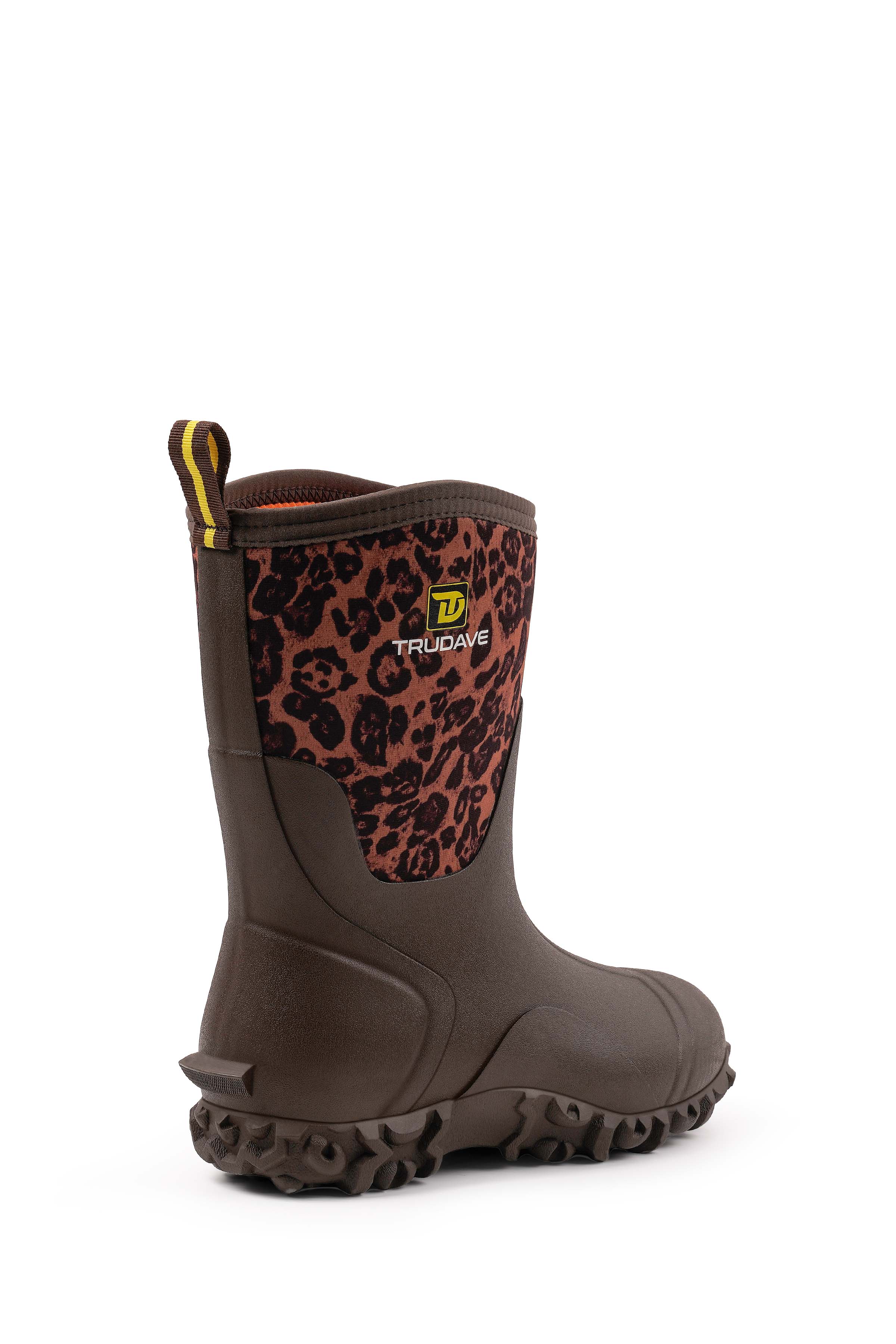 Trudave Women's Mid-Calf Waterproof Rubber Rain Boots – MudTrek Series