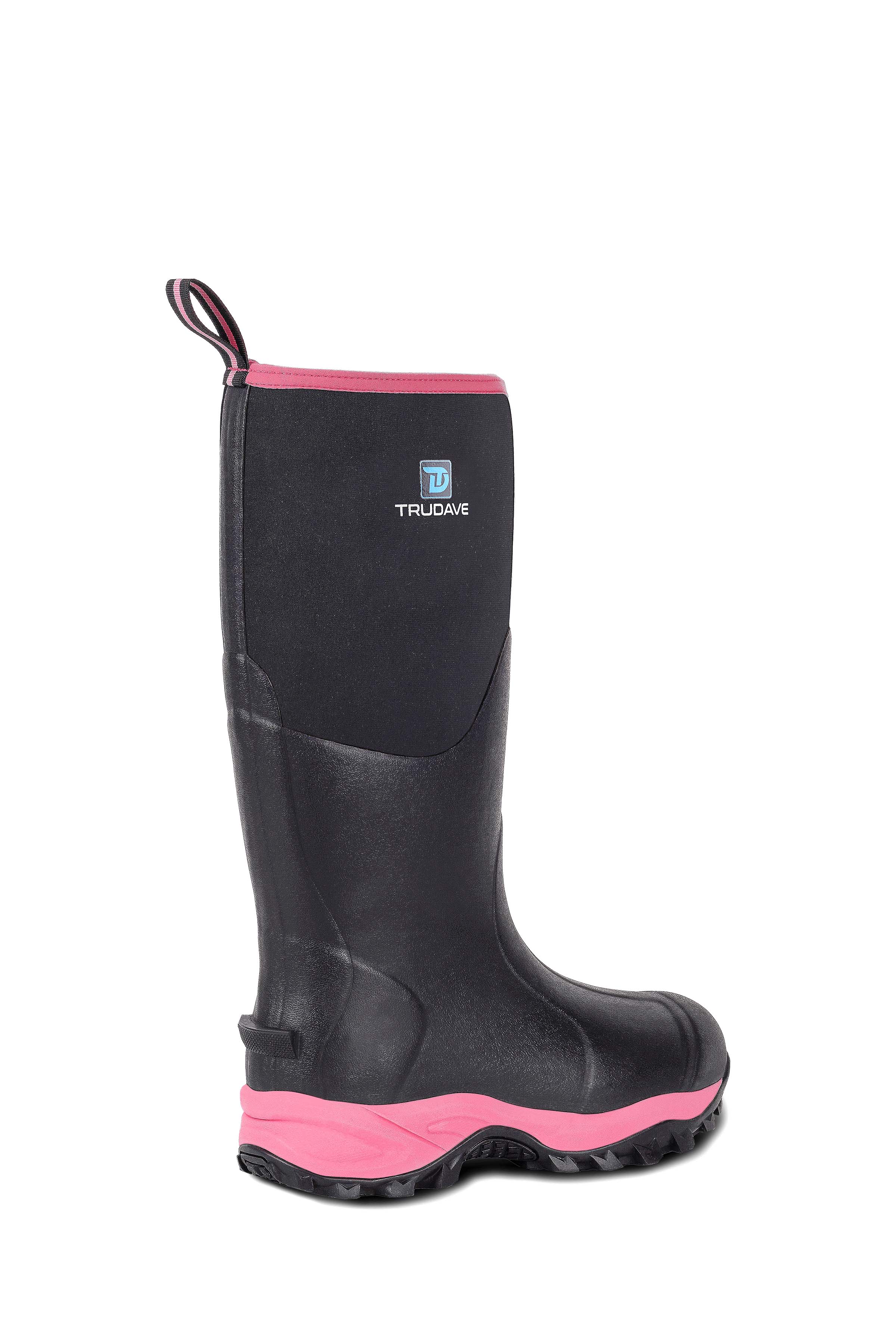 Trudave Women's Tall Waterproof Insulated Rubber Boots for Rain & Garden – HeatHold Series