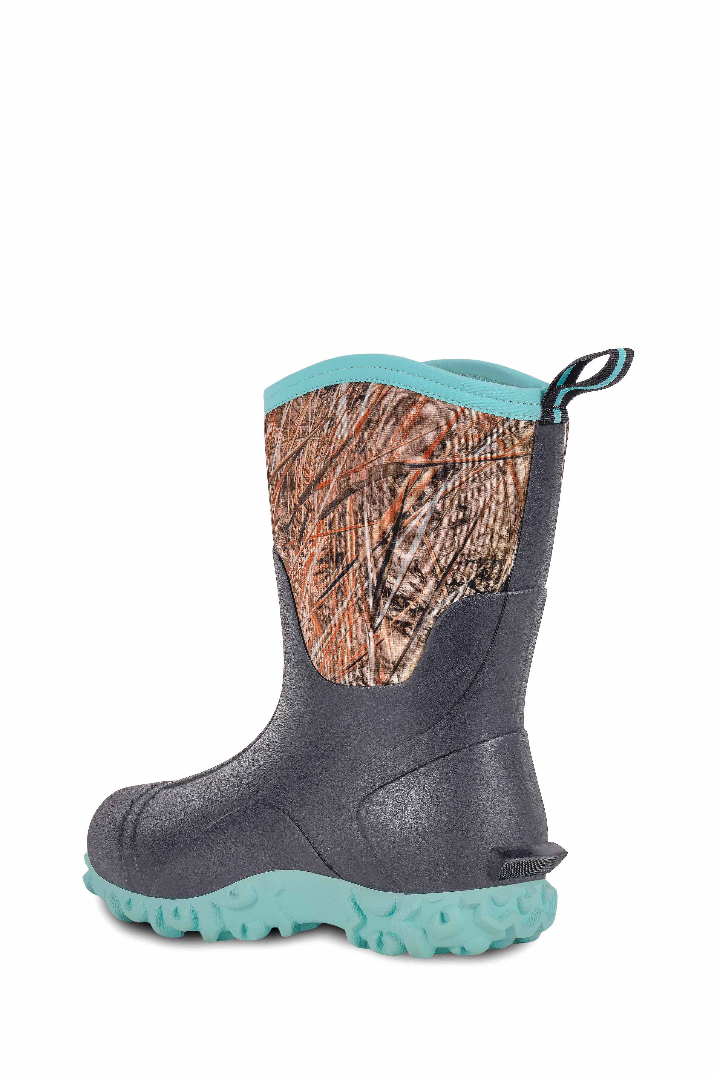 Trudave Women's Mid-Calf Waterproof Rubber Rain Boots – MudTrek Series