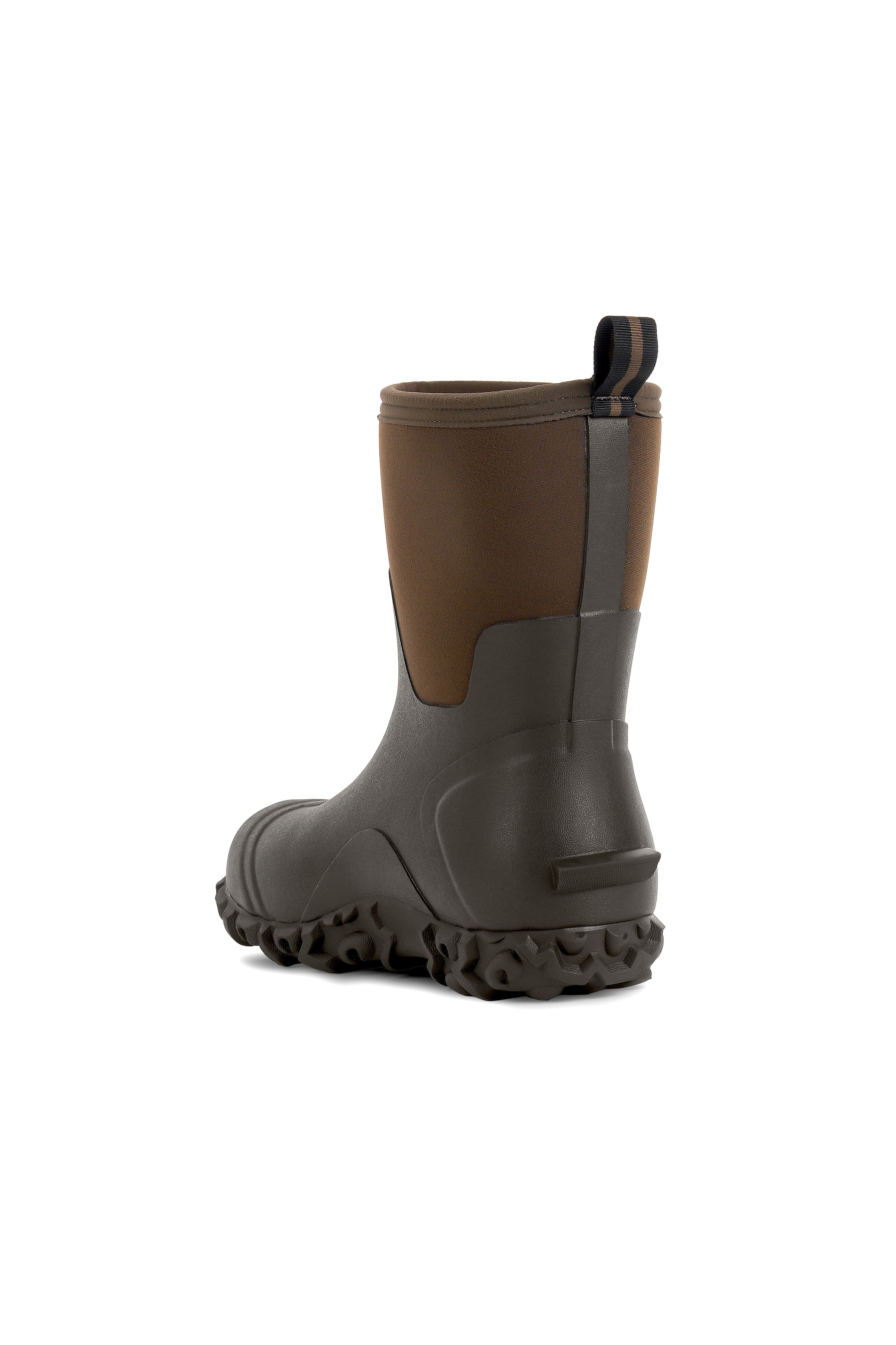 Trudave AquaGrip Series Men's Waterproof Garden, Farm & Rain Boots – Mid-Calf Rubber Work Boots