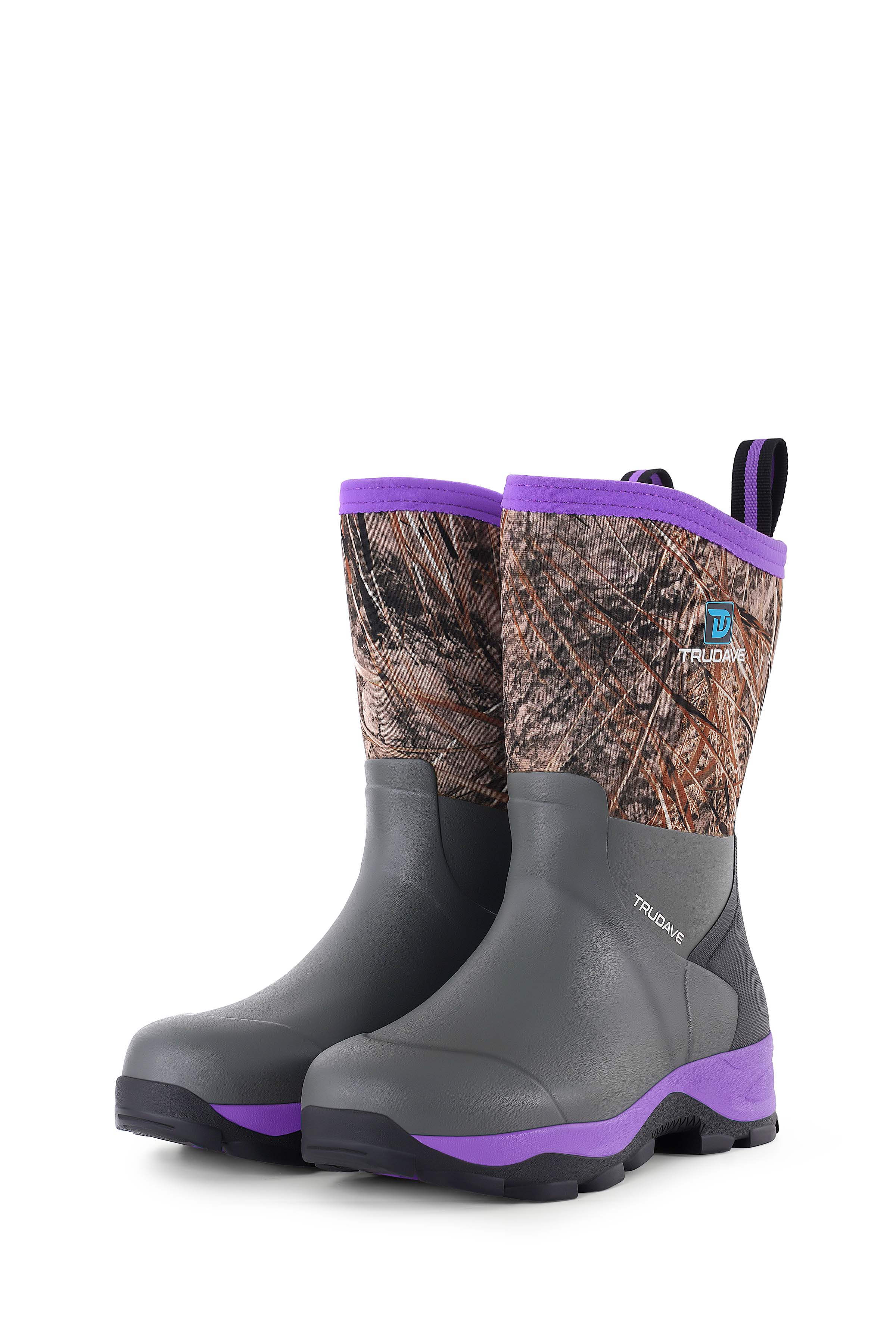 Trudave Women's Mid-Calf Waterproof Garden Boots – MudGuard Series
