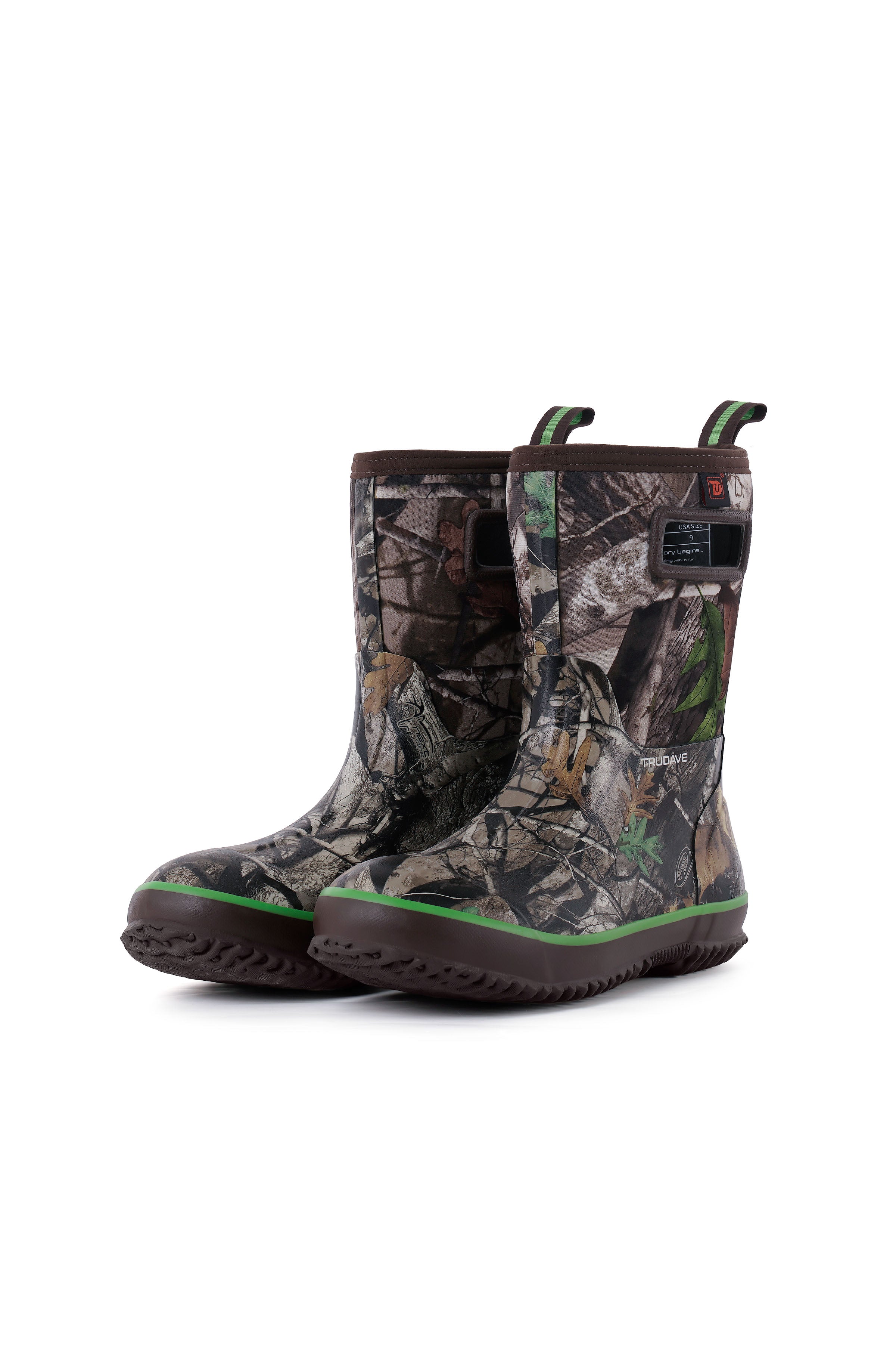 Trudave MudFlex Series Men's Waterproof Rain, Garden & Farm Boots