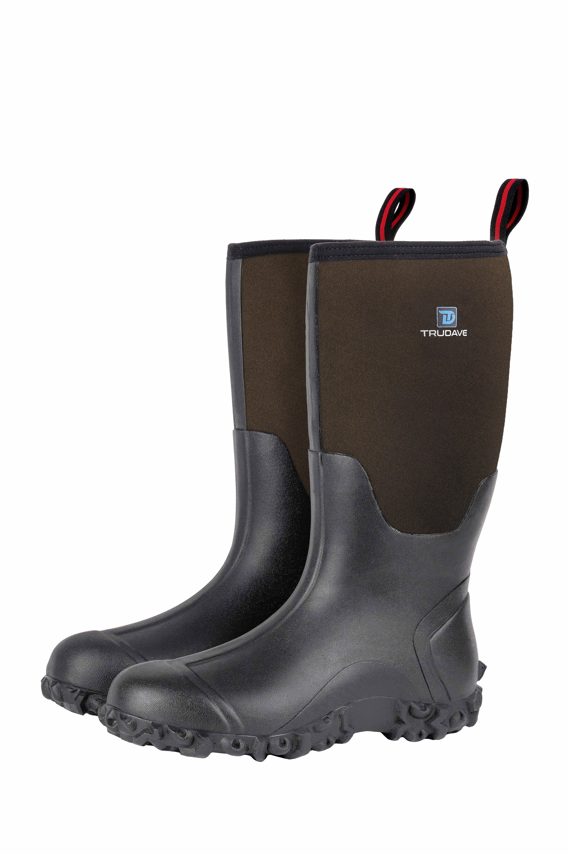 Trudave Tall Waterproof Rubber Work Boots – DryFlow Series