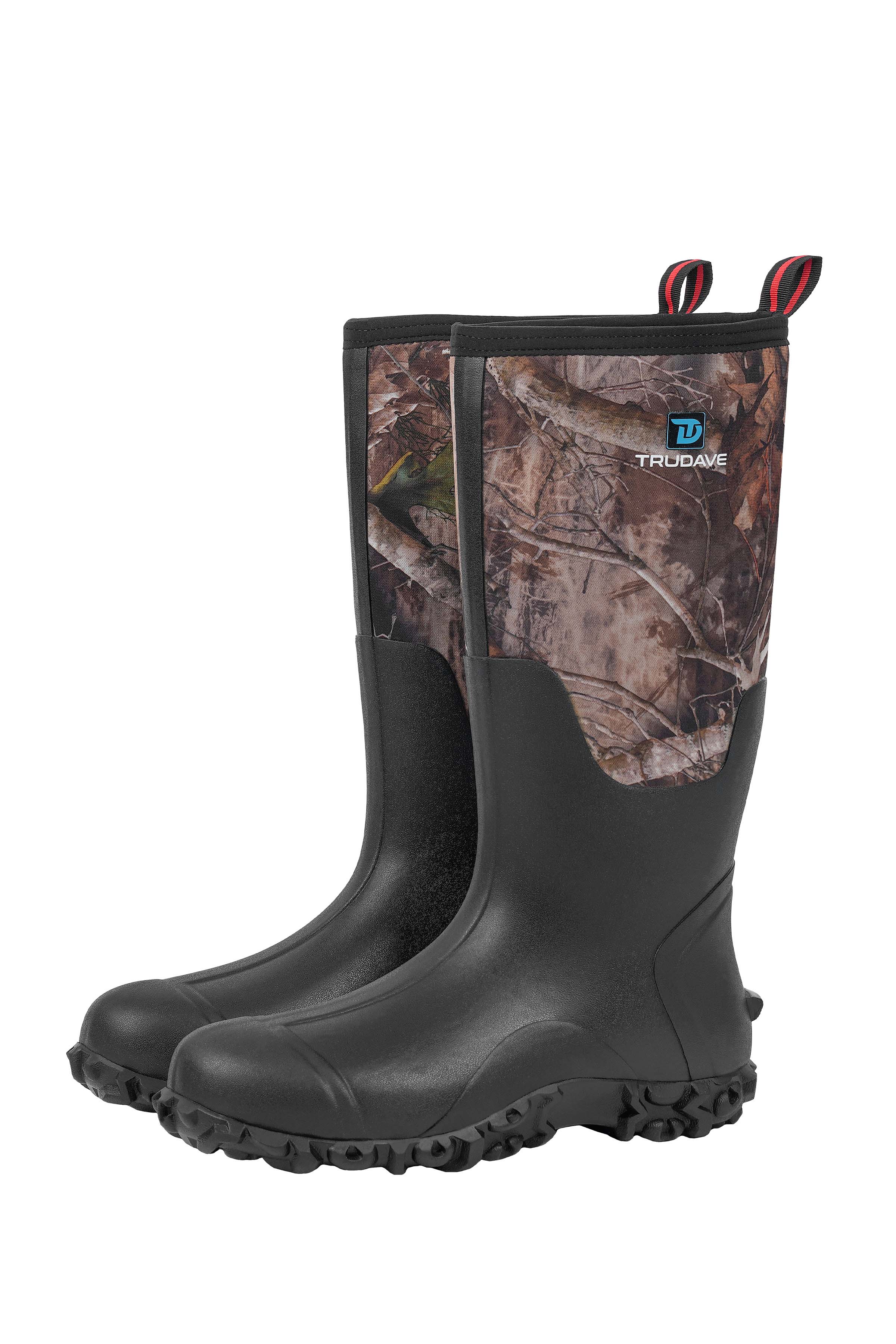 Trudave Tall Waterproof Rubber Work Boots – DryFlow Series