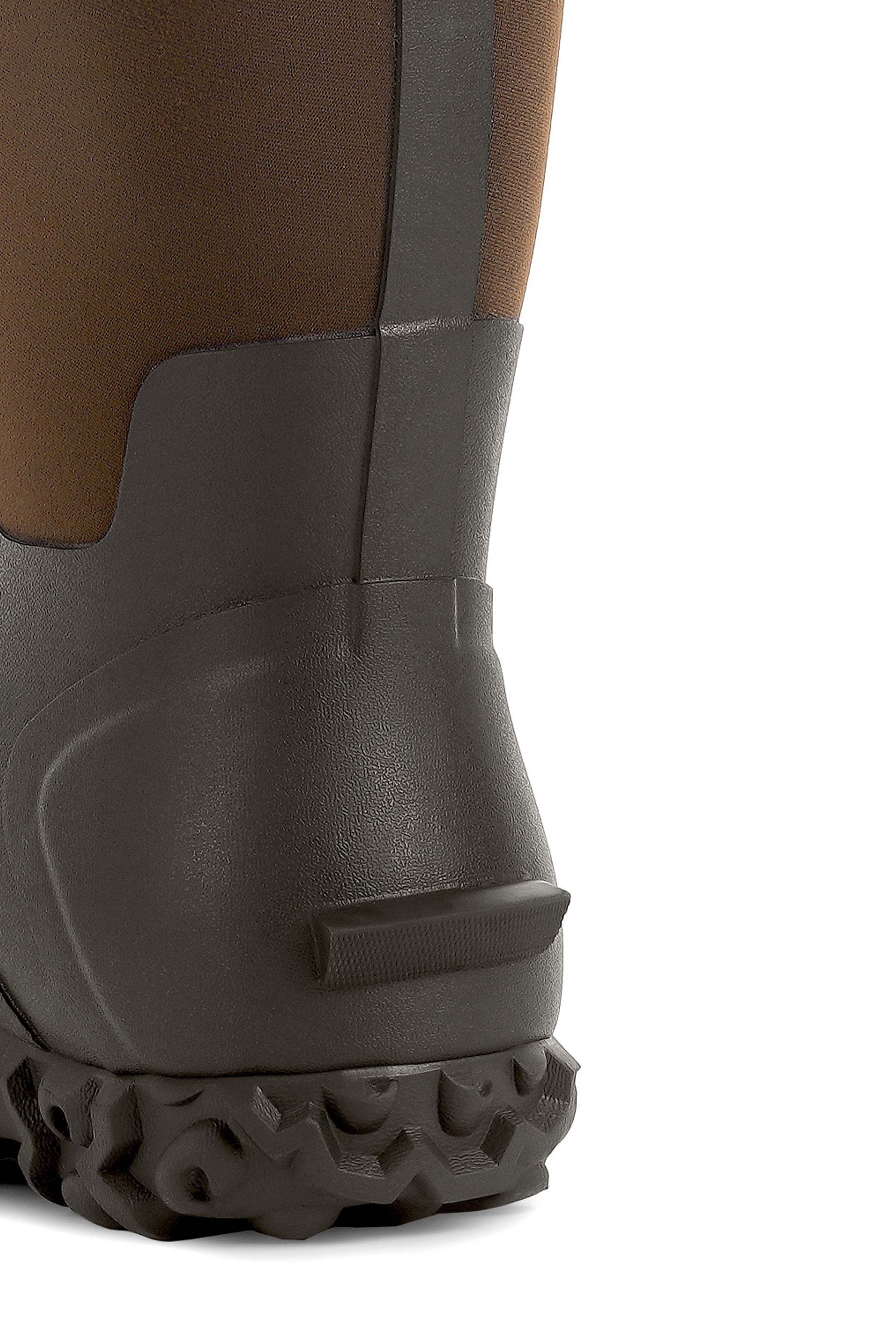 Trudave AquaGrip Series Men's Waterproof Garden, Farm & Rain Boots – Mid-Calf Rubber Work Boots