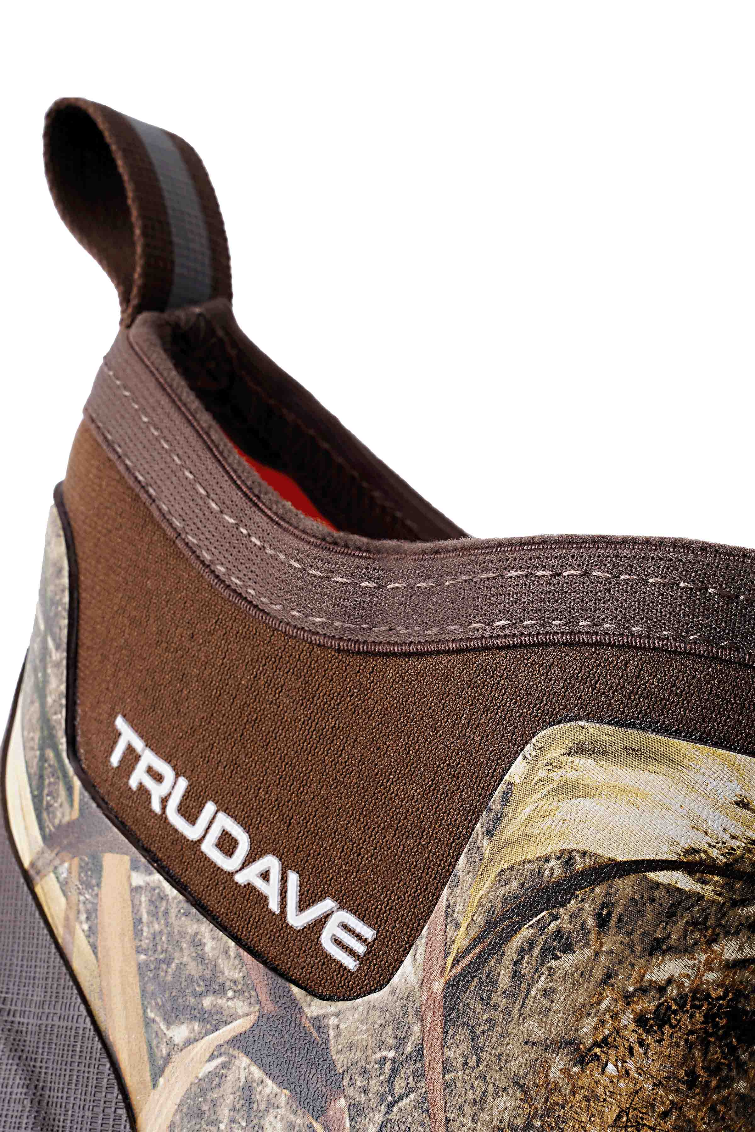 Trudave HuntGuard Series Men's Rain Boots – Waterproof Ankle Rubber Work Boots for Garden & Outdoor