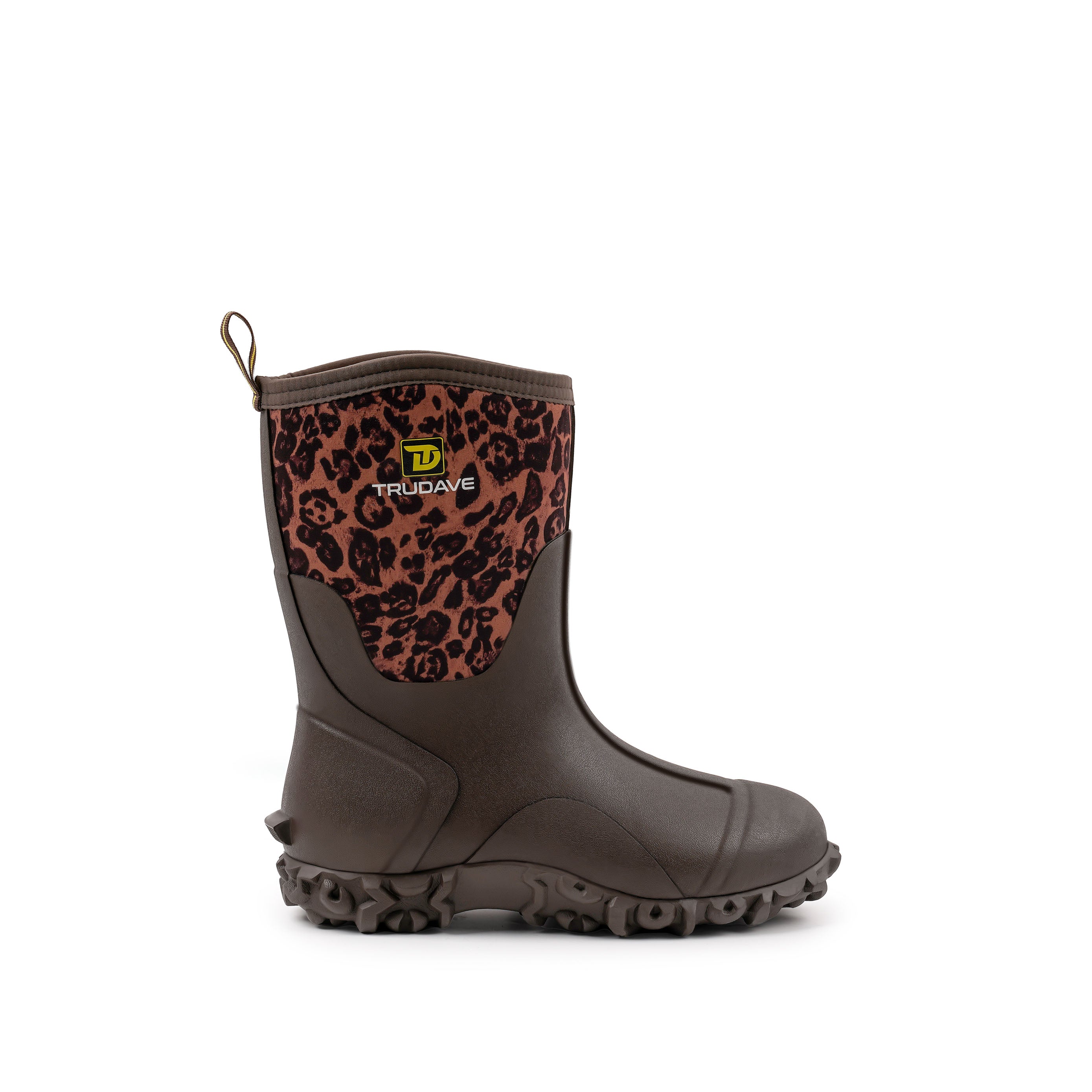 Trudave Women's Mid-Calf Waterproof Rubber Rain Boots – MudTrek Series