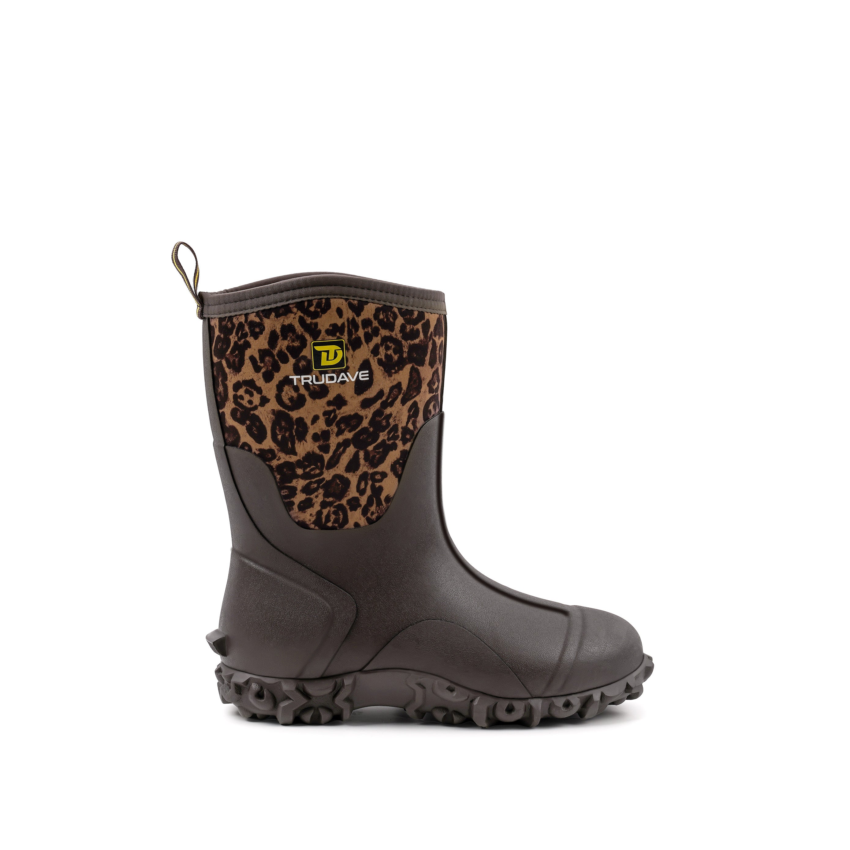 Trudave Women's Mid-Calf Waterproof Rubber Rain Boots – MudTrek Series