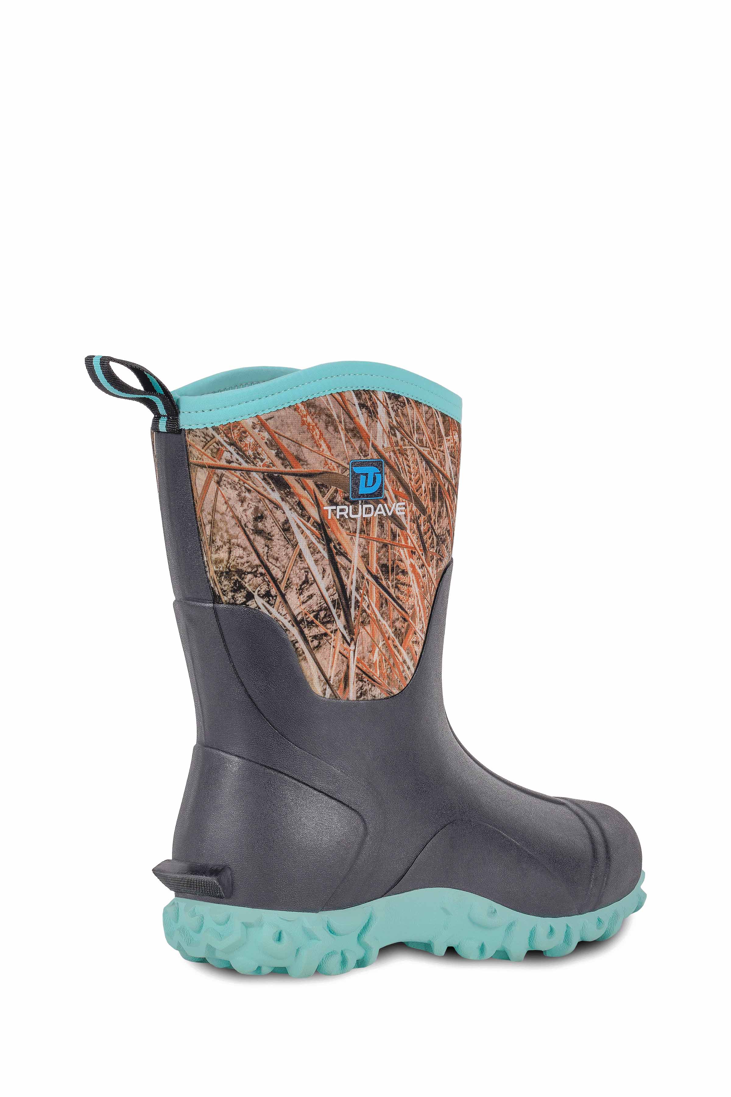 Trudave Women's Mid-Calf Waterproof Rubber Rain Boots – MudTrek Series