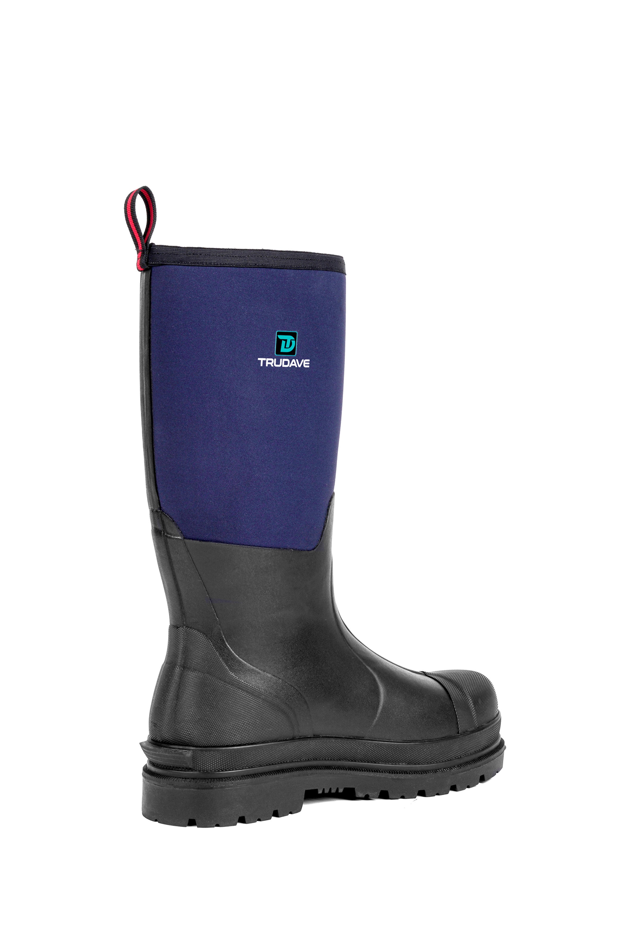 Trudave Men's Tall Waterproof Work Boots with Steel Toe – IronShield Series