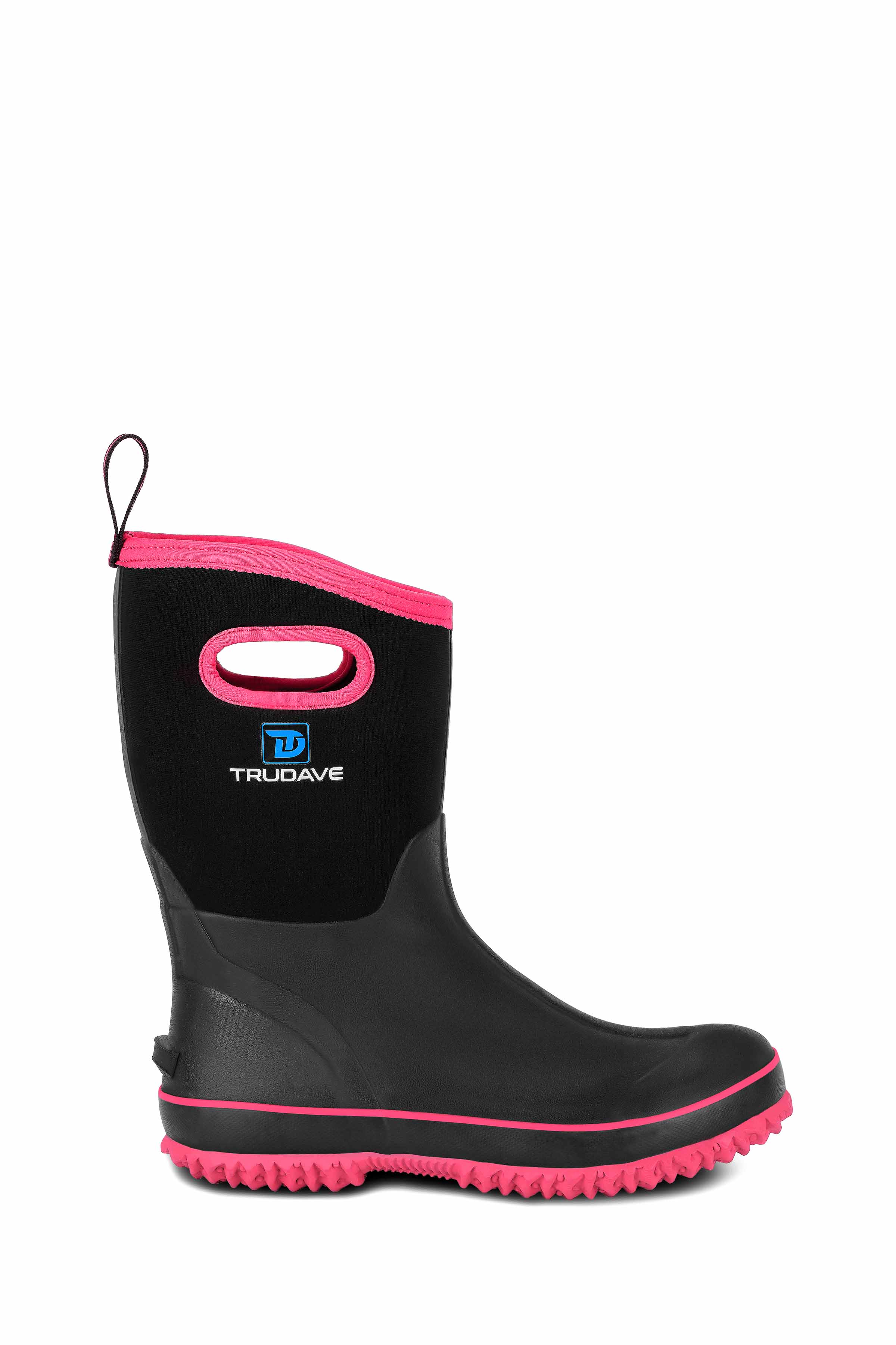 Trudave BloomBoot Series Women's Waterproof Neoprene Garden Rain Boots – Mid-Calf Rubber Design