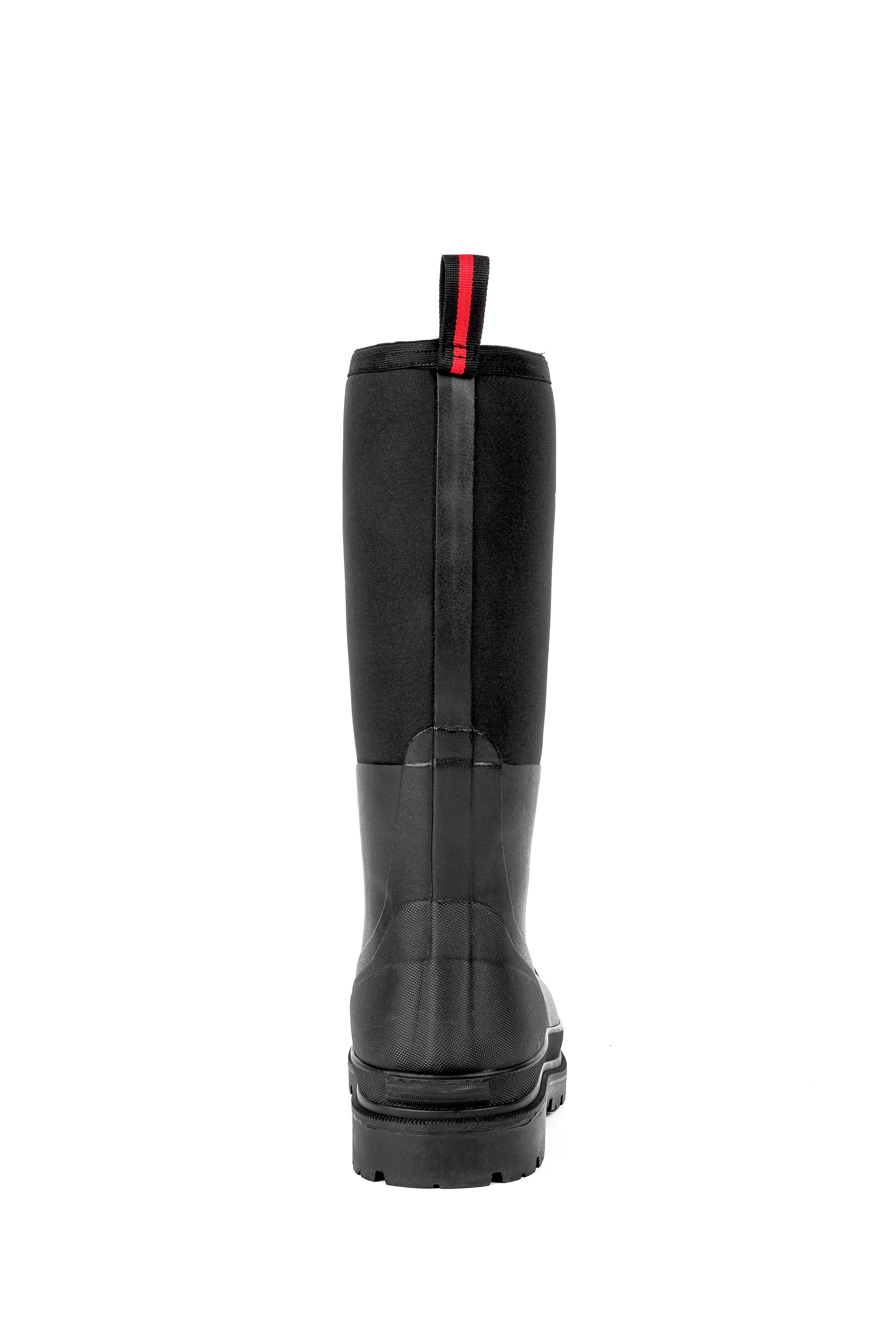 Trudave Men's Tall Waterproof Work Boots with Steel Toe – IronShield Series
