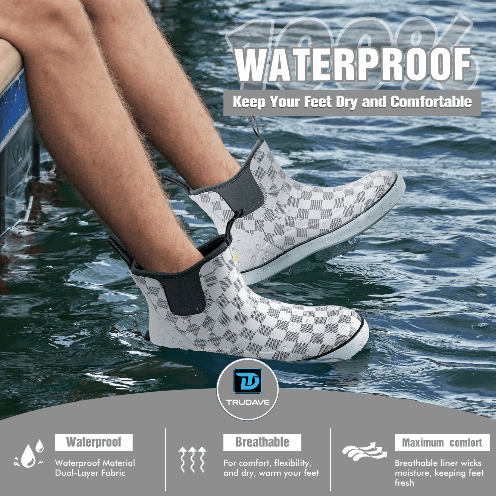 WaveLock TideSecure Waterproof Boots