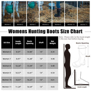 Trudave Waterproof Rubber Work Boots For Women - Green