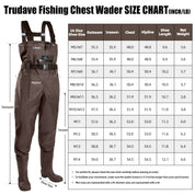 Trudave Bootfoot Waders for Men and Women-Brown