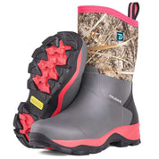 Trudave Mid Calf Garden Boots for Women-Pink