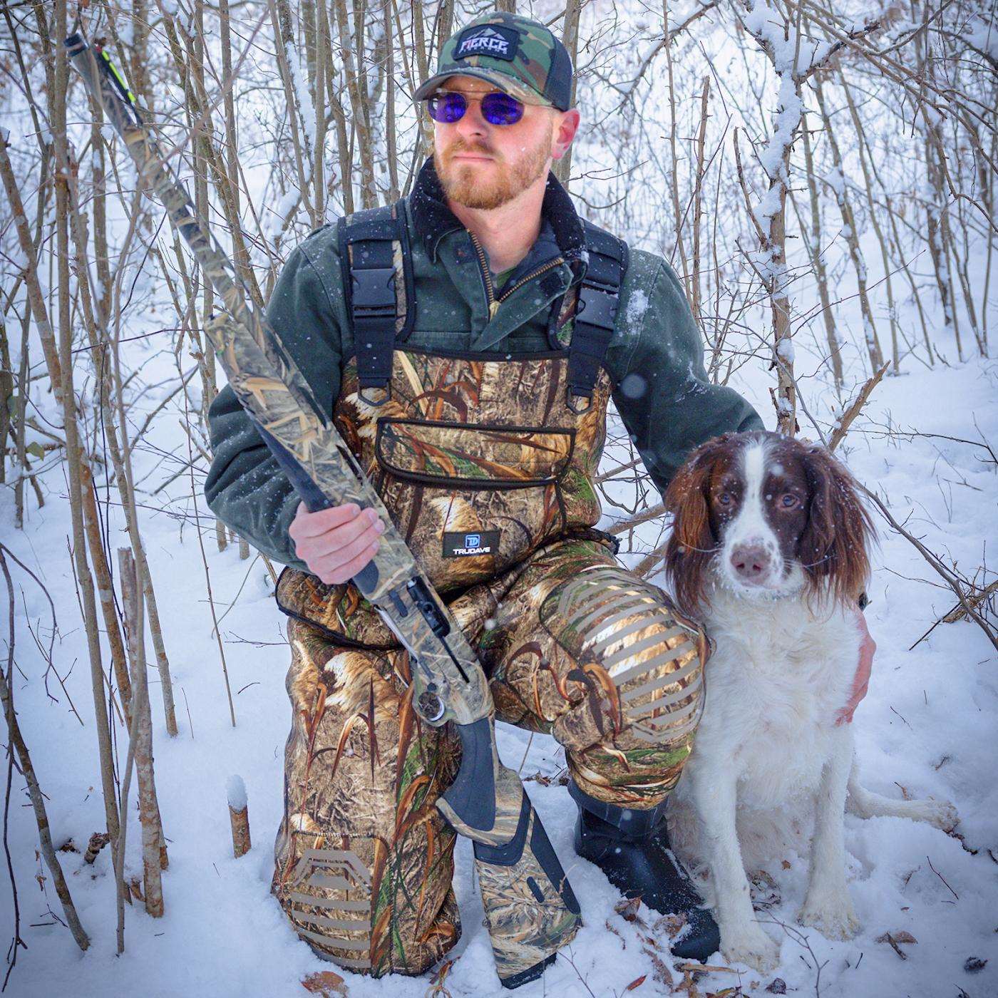 Trudave Real Grass Men's Chest Waders with Boots for Hunting
