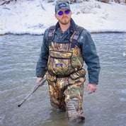 Trudave Real Grass Men's Chest Waders with Boots for Hunting