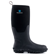Trudave Rubber Boots for Men with Steel Shank-Black