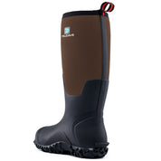 Trudave Rubber Work Boots for Men with Steel Shank - Brown