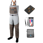 Trudave Stocking Foot Breathable Waders for Fly Fishing