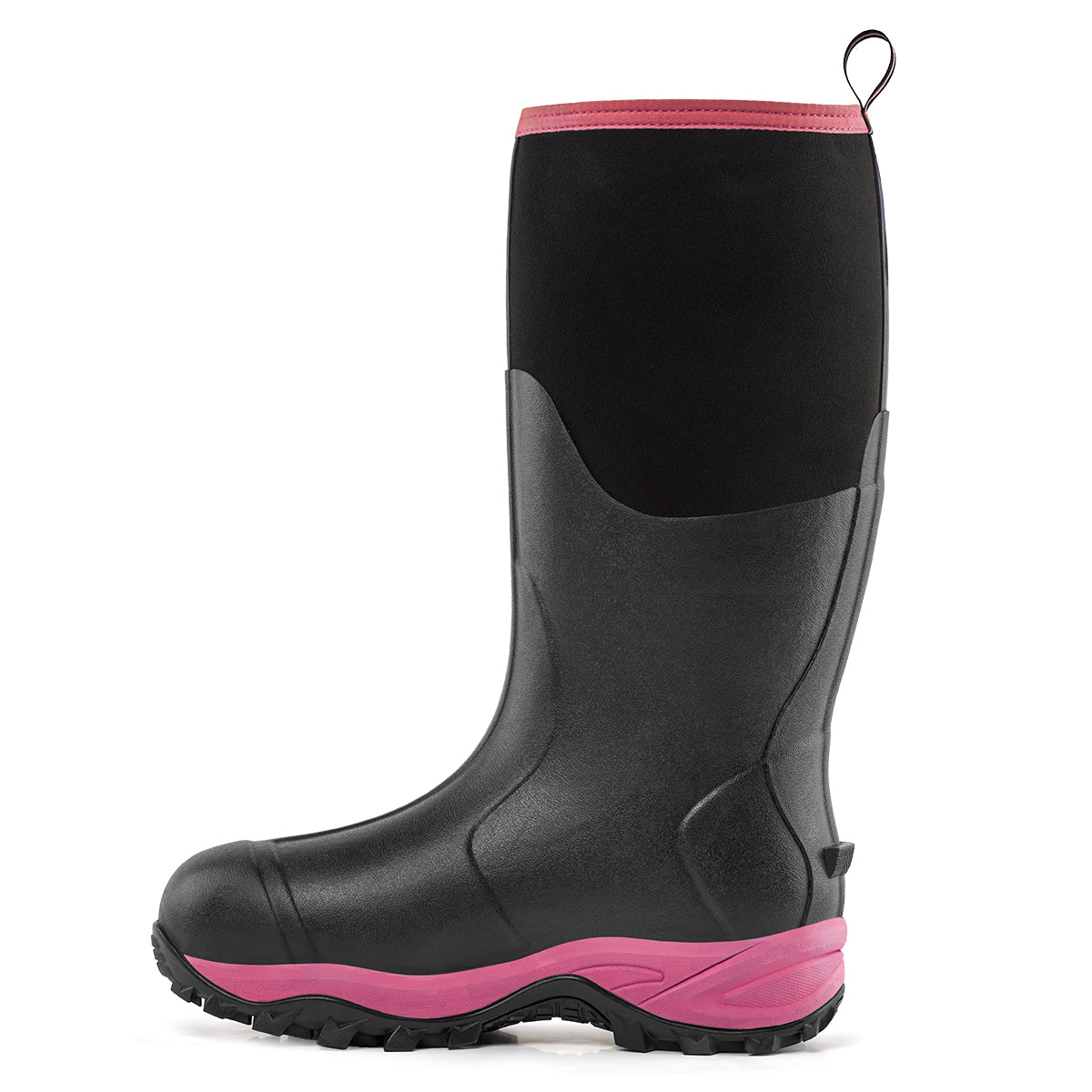 Trudave Tall Rubber Boots For Women With Steel Shank-Pink â TRUDAVE Gear