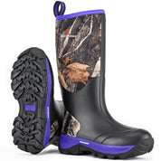 WOVENPAK Purple Camo Women's Waterproof Hunting Boots