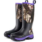 WOVENPAK Purple Camo Women's Waterproof Hunting Boots