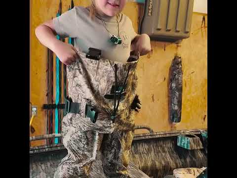 Trudave Splash Youth Series Kids' Waterproof Chest Waders with Boots – Fishing & Hunting Gear